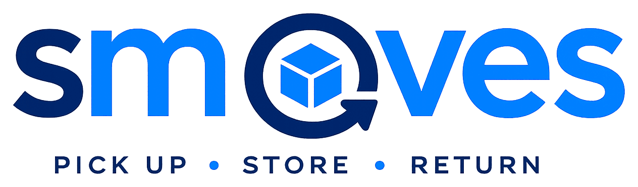 smoves — Pick up · Store · Return